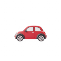 A stylish red car standing out with a sleek design and modern features. png