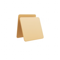 A versatile blank card design for customizable branding or personal messages. png