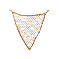 A traditional fishing net, showcasing intricate weaving and craftsmanship. png