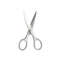 High-quality scissors isolated on white background for crafting and DIY projects. png