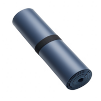 A rolled yoga mat, perfect for fitness and relaxation activities at home or studio. png