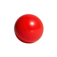 A shiny red sphere isolated on a black background for design use. png
