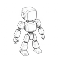 Stylized robot model showcasing innovative design and engineering possibilities. png