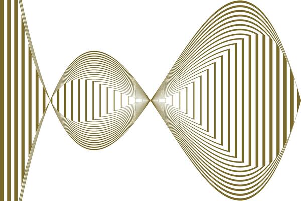 simple abstract brown color creative geometric pattern design geometric optical illusion