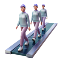 Future Walking Automated Pathway System png