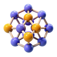 Molecular Structure A 3D Model of a Complex Compound png