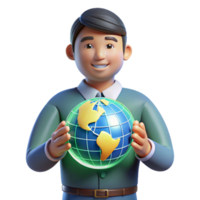 Global Connection A 3D Animated Illustration png