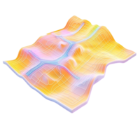an abstract map with a rainbow colored background png