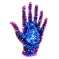 Intricate Hand Patterns on Transparent Background png