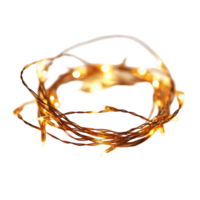 A string of lights on a transparent background png