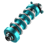 3D Shock Absorber Design on Transparent Background png