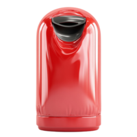 A Red Trash Can with a Lid On Transparent Background png