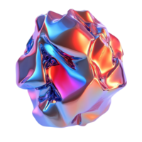 Shiny Metal Ball 3D Rendering On Transparent Background png