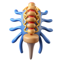 3D Render of a Colorful Abstract Creature png