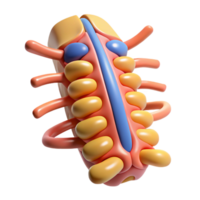 Abstract 3D Object with Colorful Shapes png