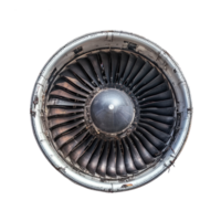 jet engine front view isolate on transparent background png