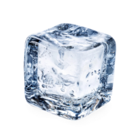 Ice cube isolate on transparent background png
