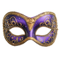 mardi gras mask top view isolate on transparent background png