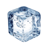Simple Ice cube isolate on transparent background png