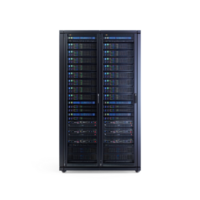server rack with many different types of servers png