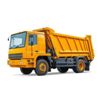 Garbage trucks isolate on transparent background png