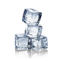 Ice cubes isolate on transparent background png