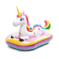 Unicorn Inflatable pool isolate on transparent background png