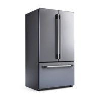 Modern fridge isolate on transparent background png