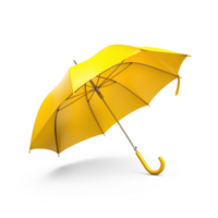 Yellow Umbrella isolate on transparent background png