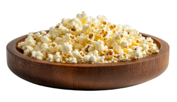 palomitas de maiz granos en un de madera plato png