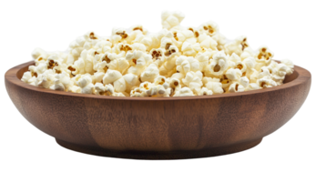 palomitas de maiz bocadillo en un de madera servicio plato png