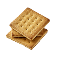 Stack of graham cracker squares png
