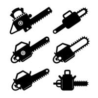 Various Chainsaw and Cutting Tools design vector