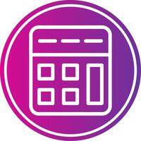 Calculator Colorful Style vector