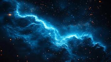 The nebula in space with stars and dust photo