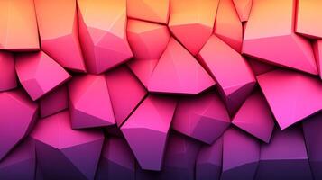 3d abstract background with pink and purple colors photo