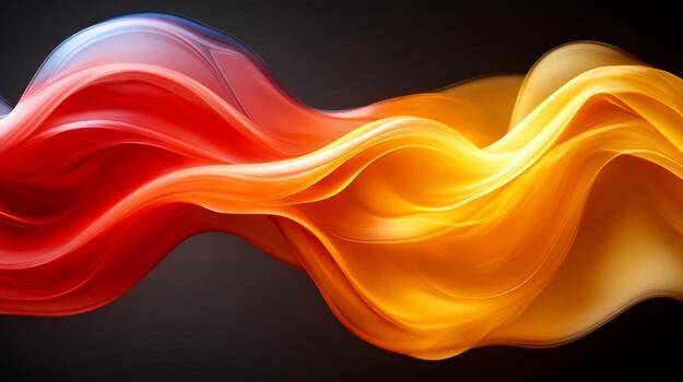 Abstract colorful wave background photo