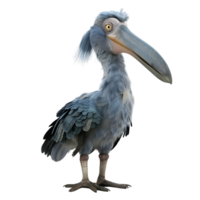 a Shoebill isolated on transparent background png
