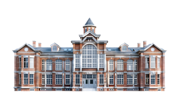 Architectural Building Isolated on Transparent Background png