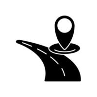 route . Simple element illustration. route concept outline symbol design. vector