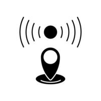 live location. Simple element illustration. live location concept outline symbol design. vector