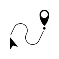 gps . Simple element illustration. gps concept outline symbol design. vector