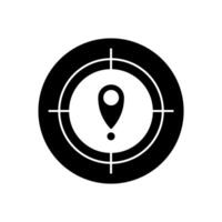 target . . target concept outline symbol design. vector