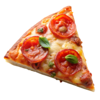 pizza slice isolated on transparent background png