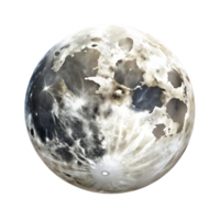 moon isolated on transparent background png