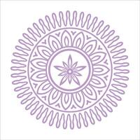 Star Colorful Mandala vector