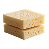 Simple and colorful sponges stacked on a smooth surface png