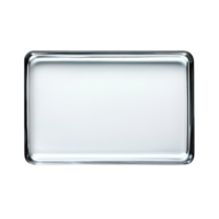 A sleek rectangular tray on a minimalist white surface png
