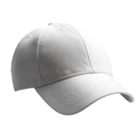 High-Quality White Baseball Cap Mockup for Branding and Marketing Use, isolated on transparent background, Format png
