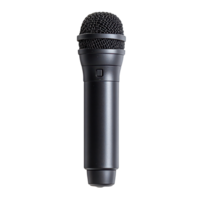 Wireless Microphone on White Background for Professional Use and Marketing, isolated on transparent background, Format png
